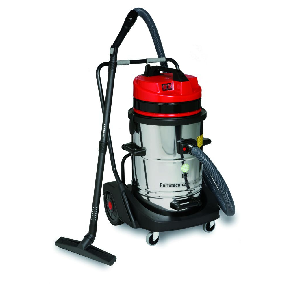 IPC PORTOTECNICA NEVADA640 Professional Wet & Dry Vacuum Cleaner 78Liters 3-Motors (2-Stage) 3300W