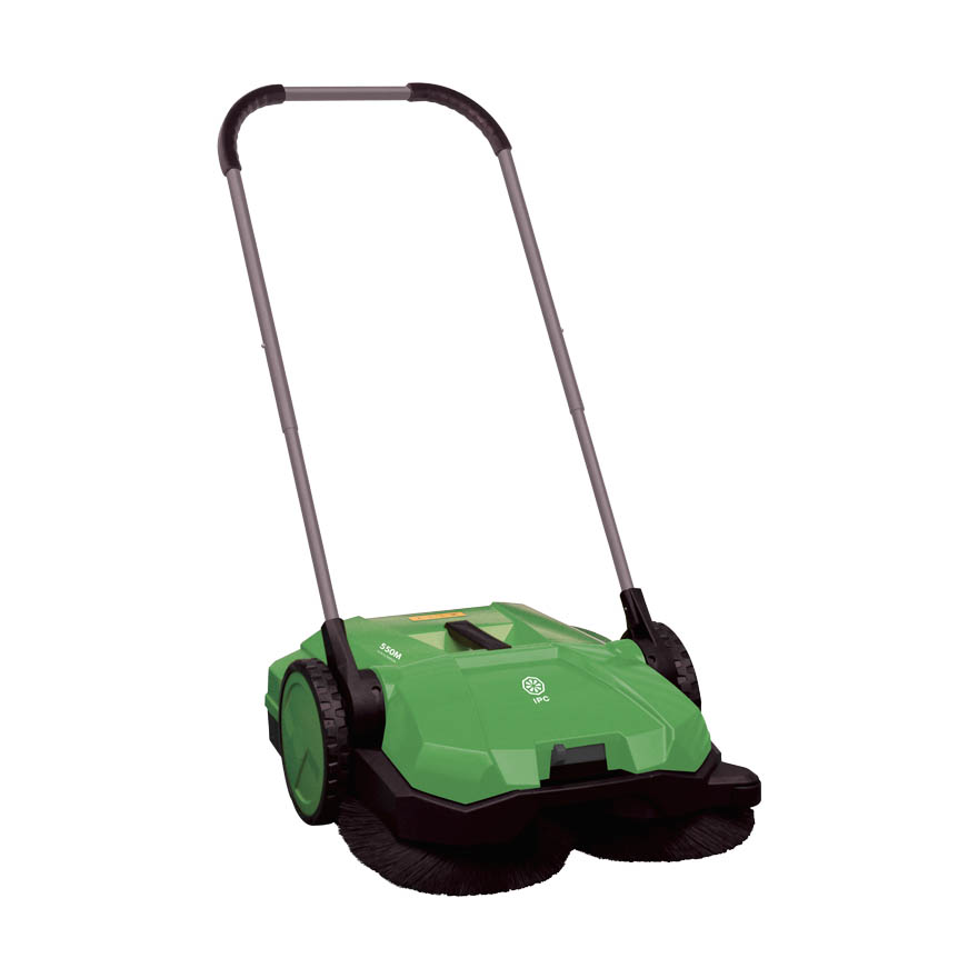 IPC SWEEPER 550M Professional Walk Behind Sweeper Two Brushes 22 Inch 25L
