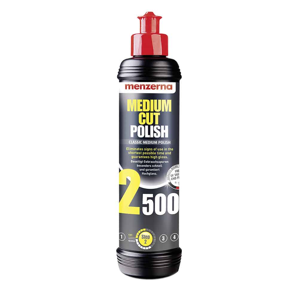 كمبوند تلميع مينزيرنا الماني 2500 عبوة 250 ممل Medium Cut Polish 2500