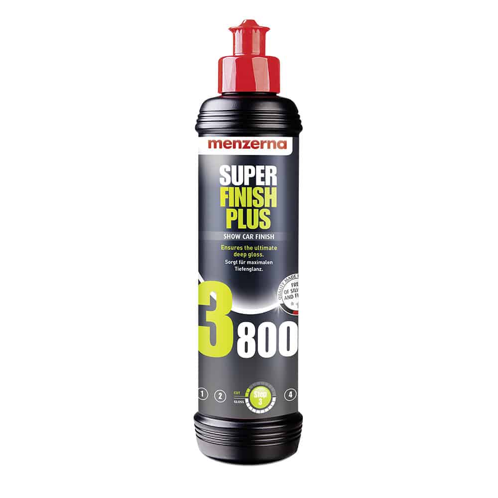 كمبوند تلميع مينزيرنا الماني 3800 عبوة 250 ممل Super Finish Plus 3800