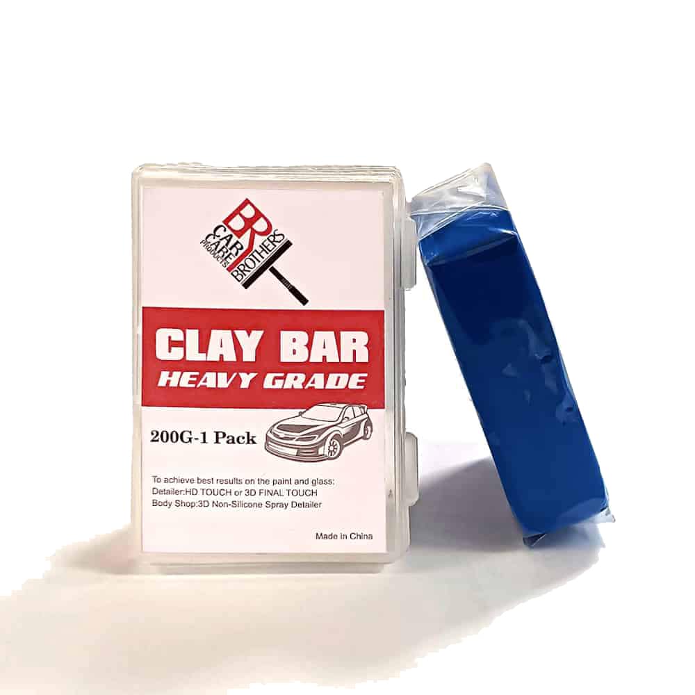 عجينة كلاي بار برازرز 200 جرام تنظيف جسم السيارة من الخارج (لون أزرق - مستوي خشن) CLAY BAR-BLUE 200gm