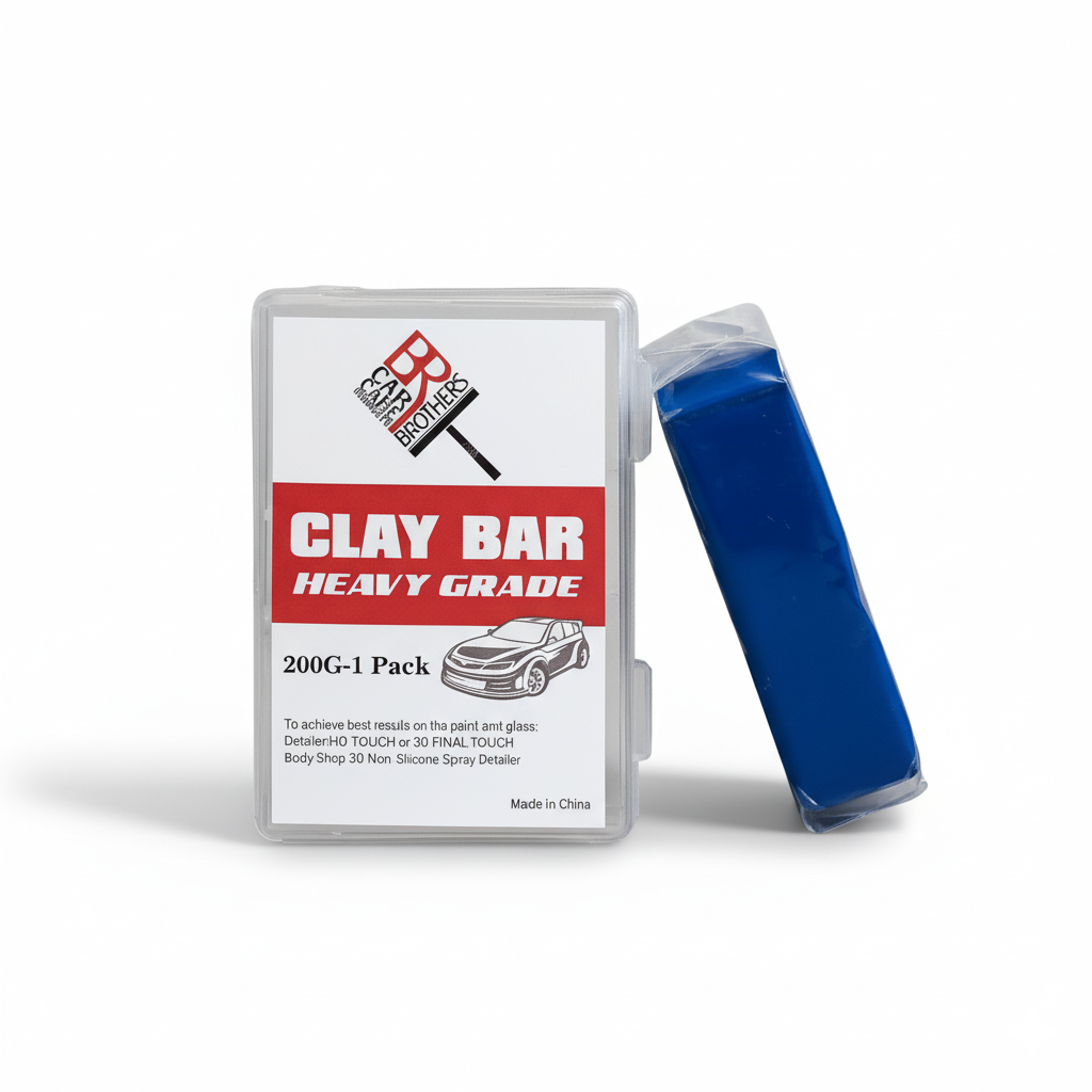 عجينة كلاي بار برازرز 200 جرام تنظيف جسم السيارة من الخارج (لون أزرق - مستوي خشن) CLAY BAR-BLUE 200gm