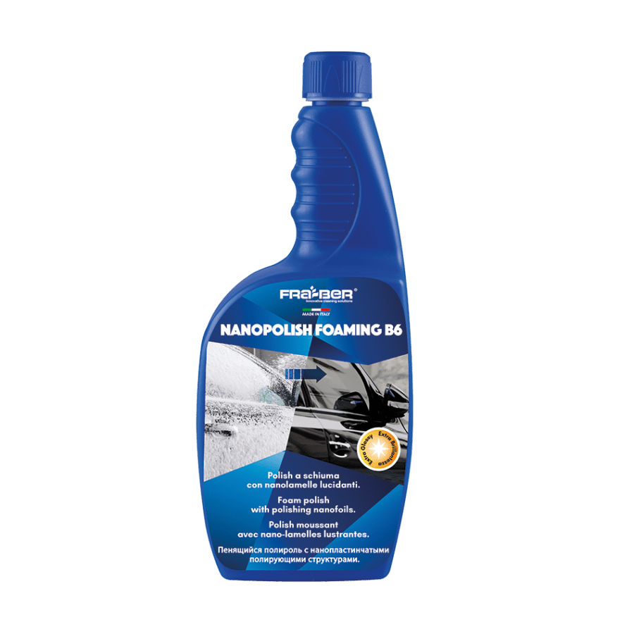 نانو فوم واكس فرا بر نانو بوليش 1 لتر  (نسبة التخفيف: 1 لتر مادة الي 50 لتر ماء) FRA BER/NANOPOLISH FOAMING B6 1000ML