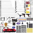 [1303123] SUPER PDR Paintless Dent Repair Tool Kit, 200Pcs Tool Set with Rods, Dent Removal Tool for Professionals