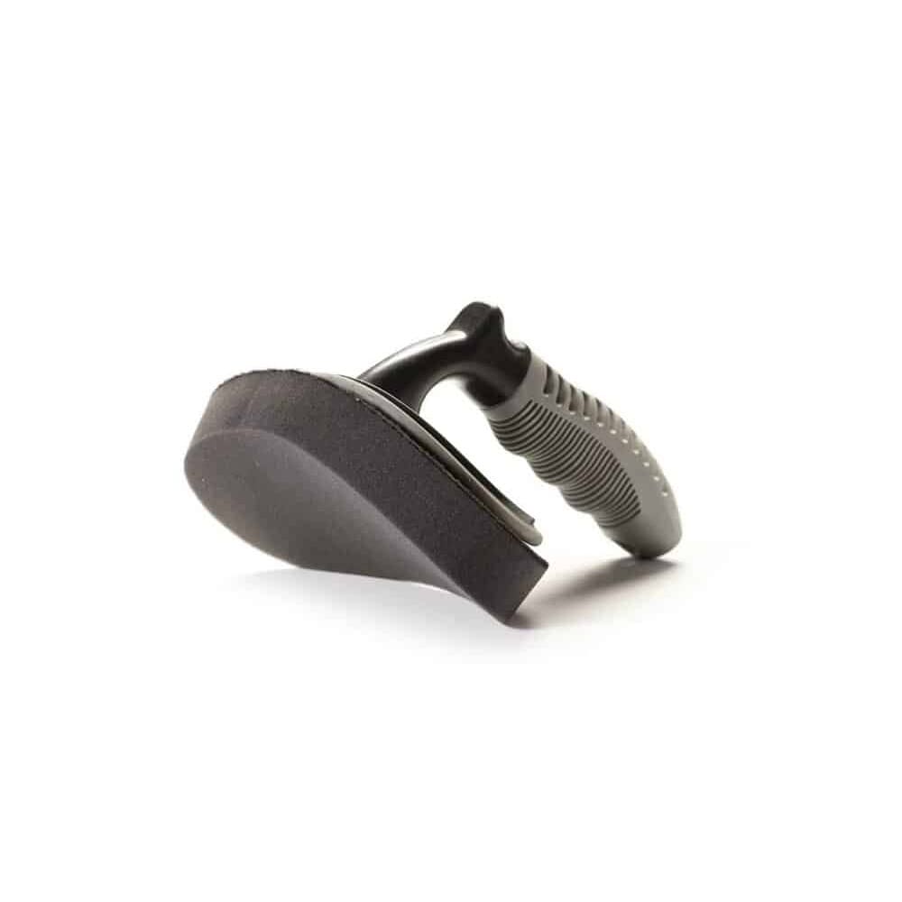 يد بلاستيك برازرز لون رمادي لتلميع الكاوتش + 2 سفنجة سوداء BR/TYRE WAX BRUSH