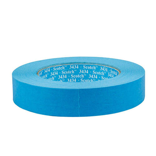 شريط لاصق عازل (Masking Tape) للديتيلنج والدهان (مقاس رفيع) ماركة براذرز