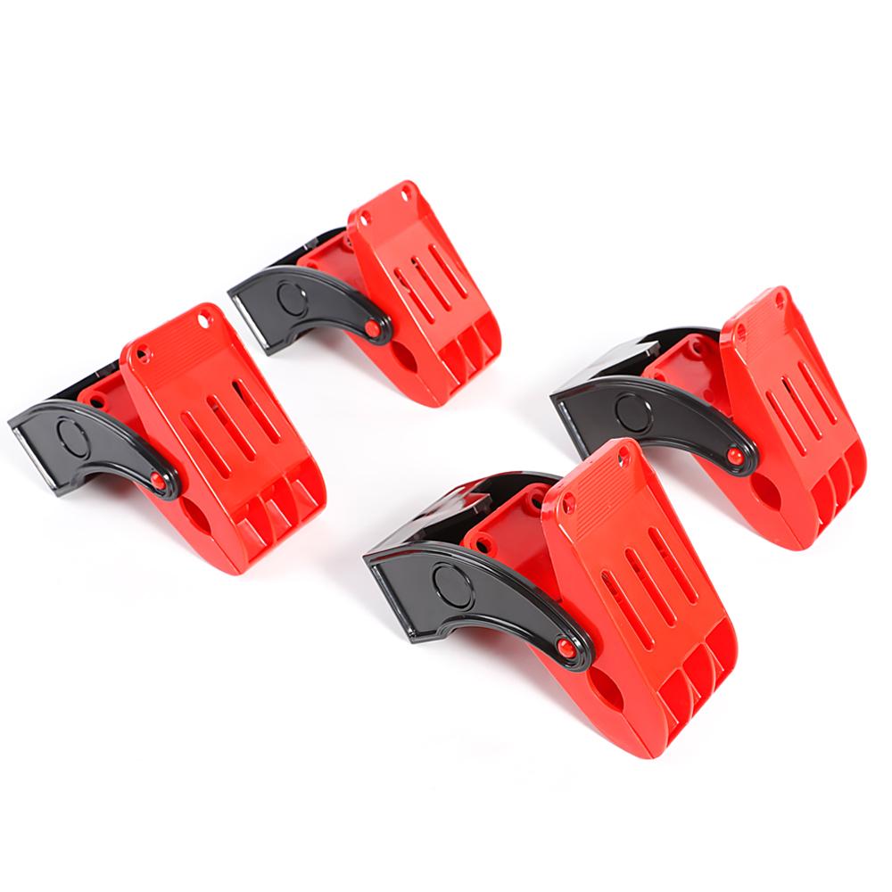 طقم 4 مشابك لتعليق الفوط و الدواسات BR/TOWEL HOLDER