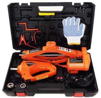 طقم شنطة شخصي (كوريك تمساح + مسدس فك وربط) صيني 2 طن يعمل علي ولاعة GEC Electrical Jack / TDJ94-3420