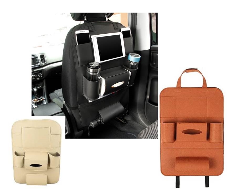 GEC Back Car Seat Organizer Holder (Leather)