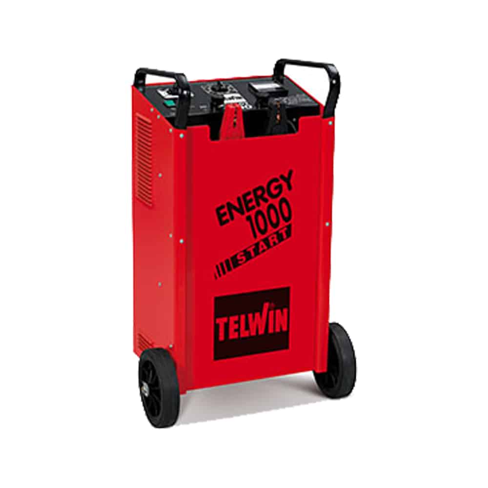 TELWIN ENERGY 1000 START Mobile Battery Charger with Start Booster 12/24V 1200Ah (380V)