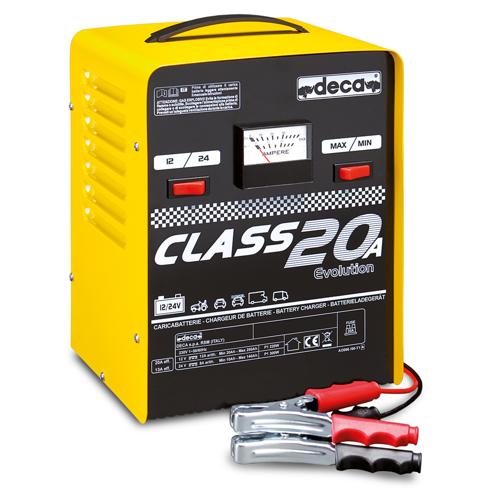 DECA CLASS 20A Portable Battery Charger 12-24V / 10>250 Ah