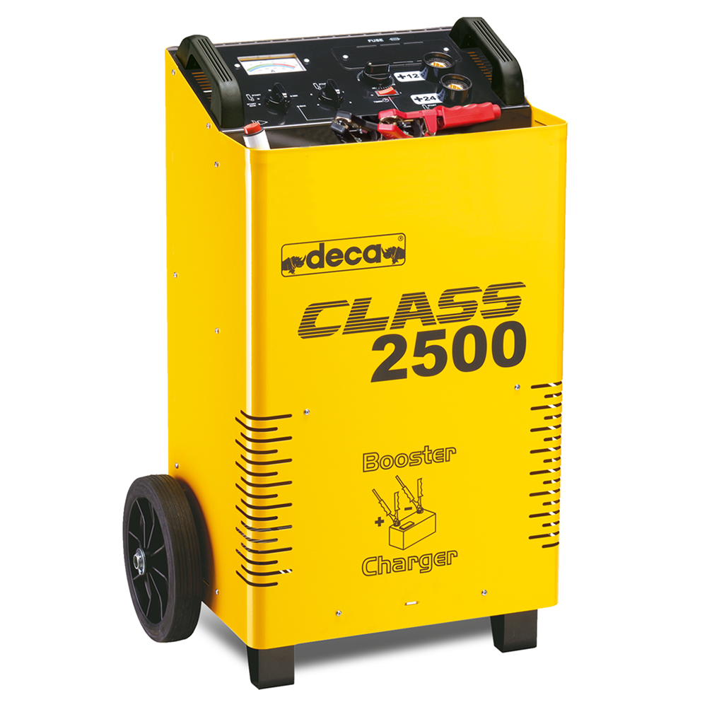 DECA CLASS BOOSTER 2500 Wheeled Battery Charger & Quick Starter 12-24V / 25>2200Ah