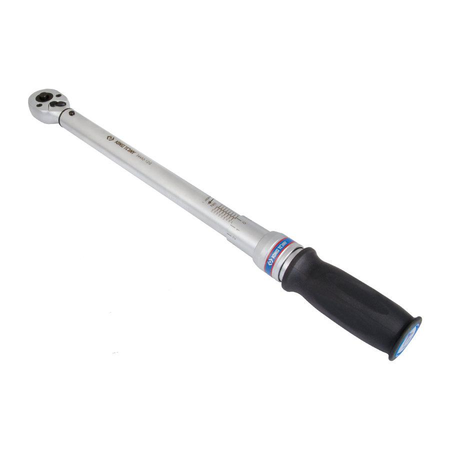 KING TONY 34462-2DG Heavy Duty Adjustable Torque Wrench (Newton Meter) 1/2 Inch 60~340 N‧m