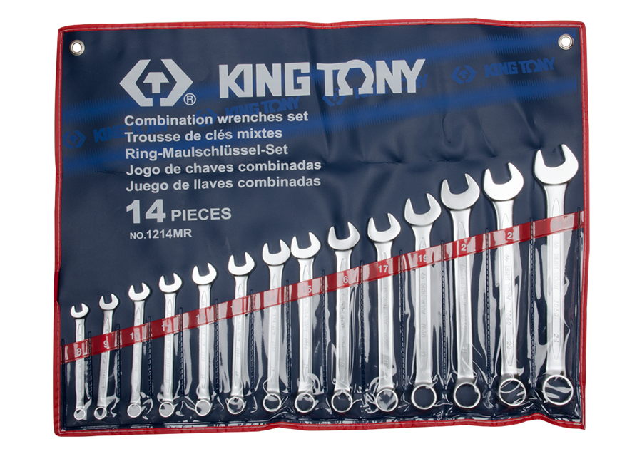 KING TONY 1214MR 14 PCS Combination Wrench Set 10~32 mm