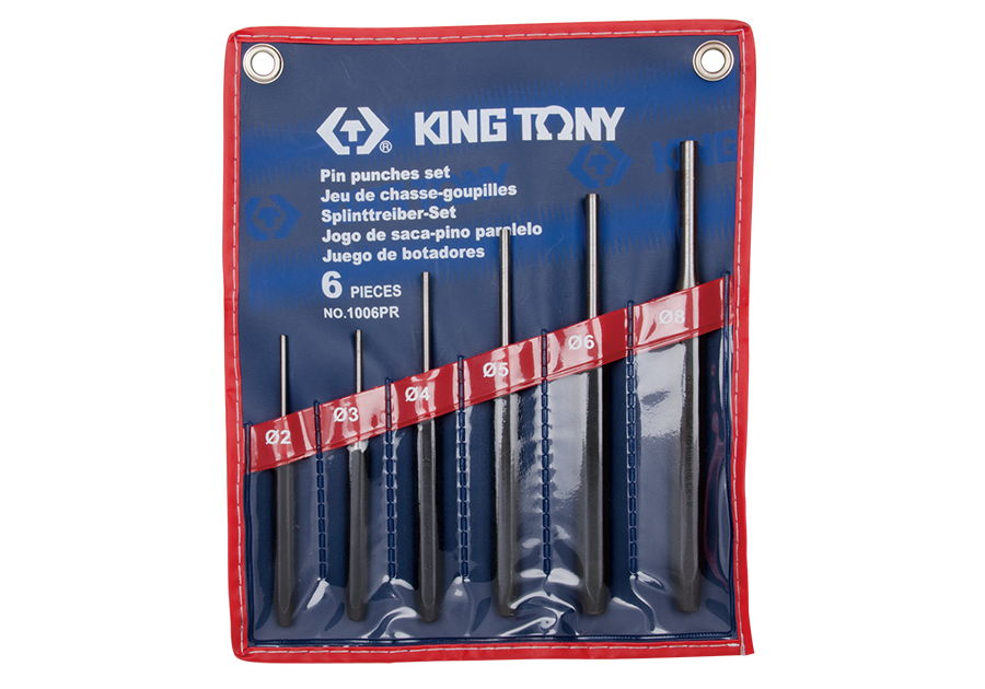 KING TONY 1006PR 6 PCS Pin Punch Set
