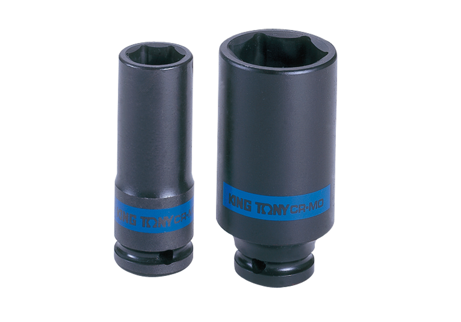 KING TONY 443517M 1/2" DR. 6 Point Metric Deep Impact Socket 17mm