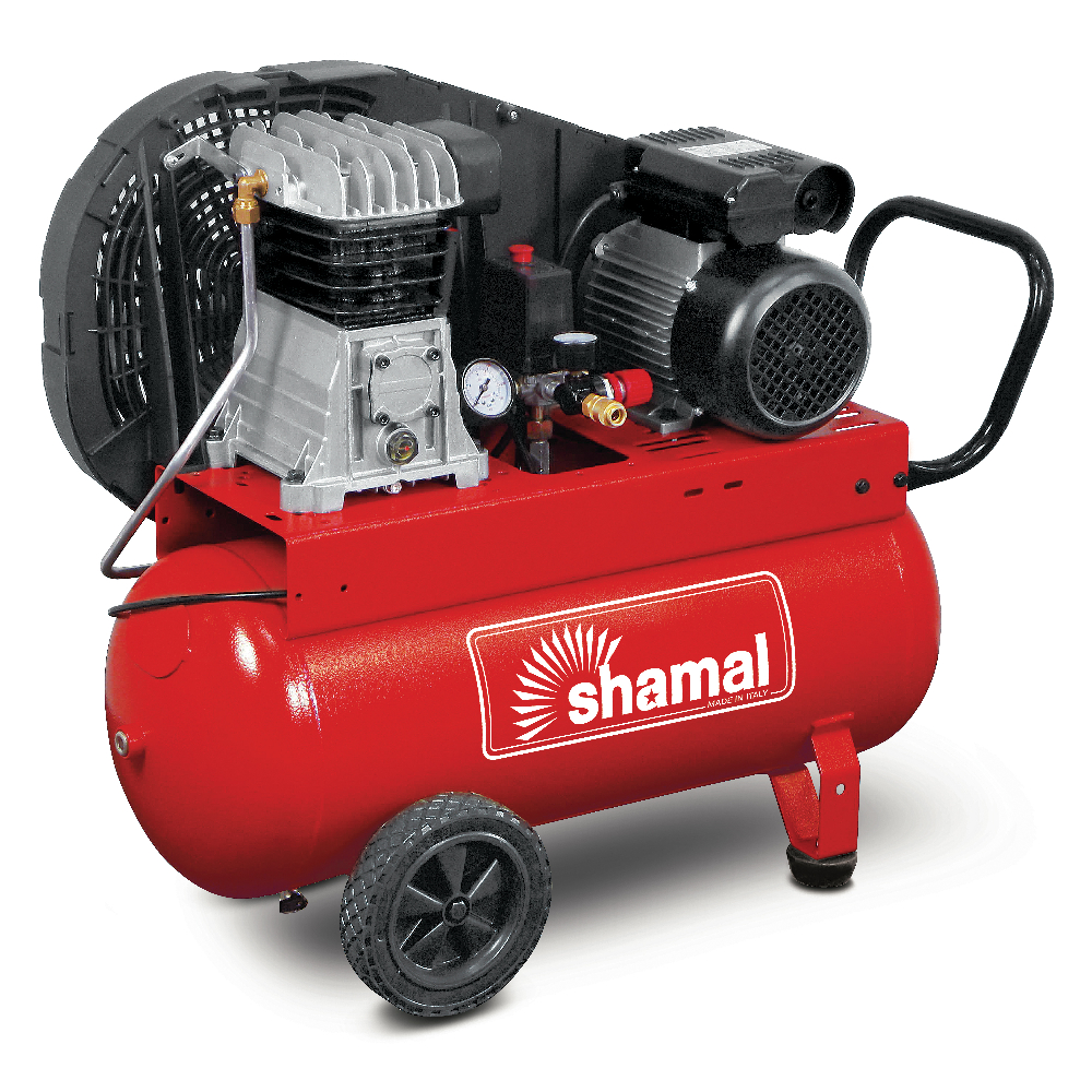 كمبروسور هواء شمال ايطالي 50 لتر 2 حصان 220 فولت SHAMAL/ SB28/50 CM2