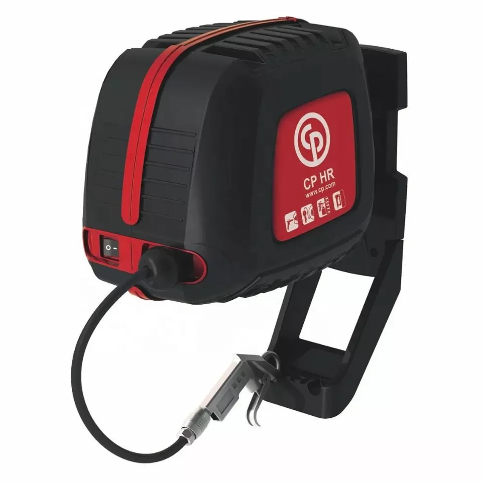 CHICAGO PNEUMATIC 1.5HP Air Compressor with 10m Hose Reel