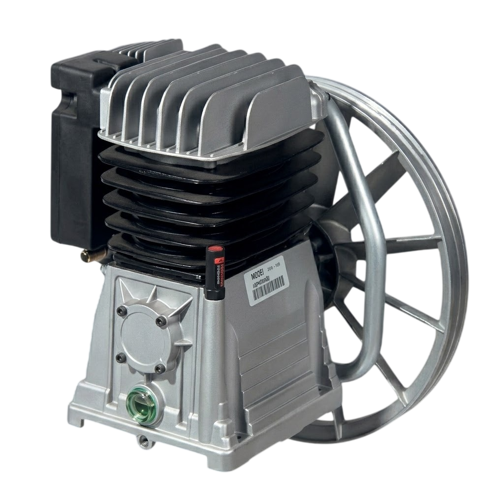 ABAC B5900B Two-Stage Air Compressor Head Pump 5.5HP 653L/Min 11Bar