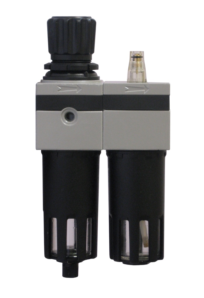 فلتر ومنظم هواء وزيت بالجراب ماركة FG ايطالي مقاس 1/4 بوصة 2 كوباية