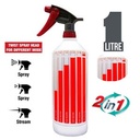 [1303104] بخاخة كاملة برازرز 1000 ممل فارغة بنسبة التخفيف BR/DILUTION BOTTLE + SPRINKLER 