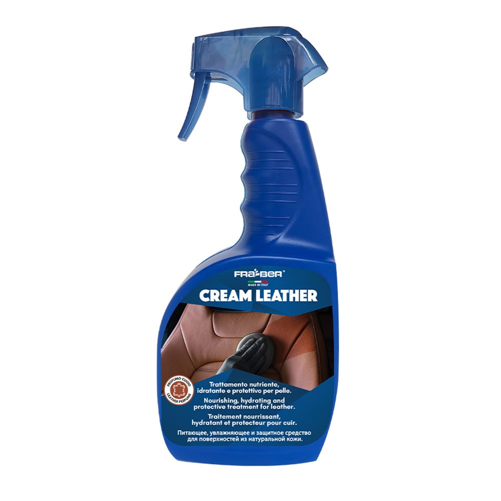 كريم مرطب ومعالج للجلد الطبيعي 750 مل ماركة فرابر موديل CREAM LEATHER BLACK ORCHID (اوركيد اسود)