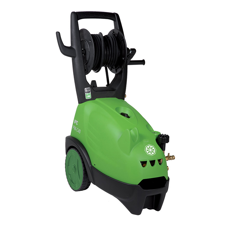 IPC PW-C40 Plus D1112P4M Mobile High Pressure Washer With Hose Reel 4Hp 110Bar 720L/h