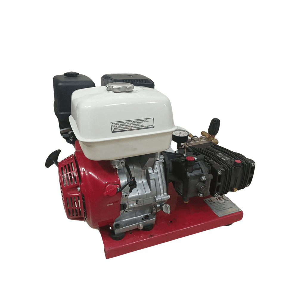 مجموعة غسيل ثابتة بمحرك بنزين هوندا 13 حصان بالجيريوكس U.JET HONDA 21/200