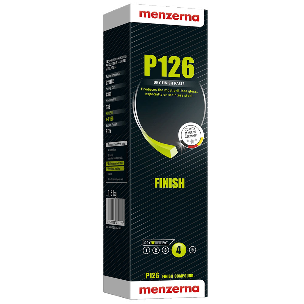 MENZERNA Finish Compound P126 - 1.3KG A Polish That Delivers Impeccable Gloss In Next To No Time