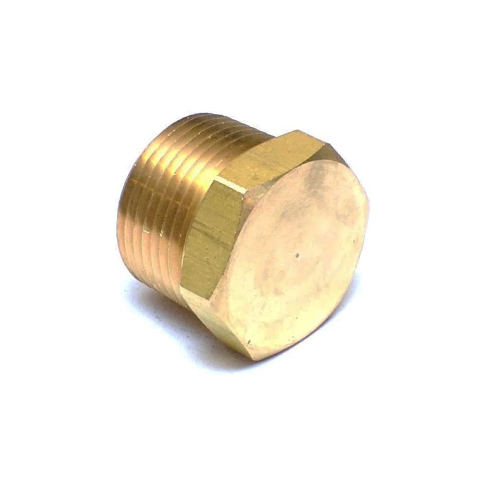GEC Brass Hexagon Plug 3/4 Inch Male