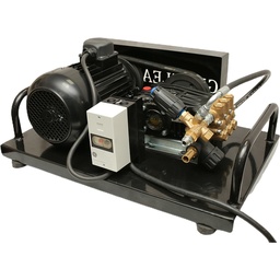 [10246] مجموعة غسيل ثابتة اودور ايطالي ذكر 7.5 حصان 200 بار 380 فولت لون اسود U.JET MALE POWER CLEAN 15/200