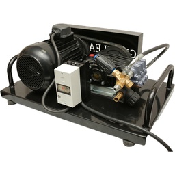 [10248] مجموعة غسيل ثابتة اودور ايطالي ذكر 10 حصان 200 بار 380 فولت لون اسود U.JET MALE POWER CLEAN 21/200