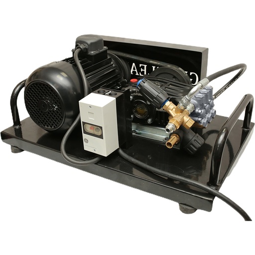 [10248] مجموعة غسيل ثابتة اودور ايطالي ذكر 10 حصان 200 بار 380 فولت لون اسود U.JET MALE POWER CLEAN 21/200