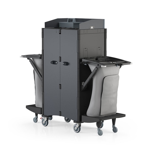 [12037] IPC Brix Hotel Maxi – Advanced Multi-Purpose Housekeeping Trolley (No Doors)