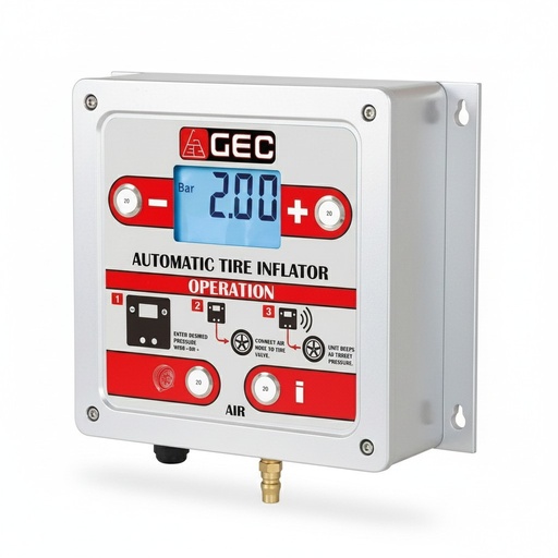 [TSAIXX00007] GEC W60 Heavy-Duty Aluminum Digital Tire Inflator – Vandal Resistant & Outdoor Ready
