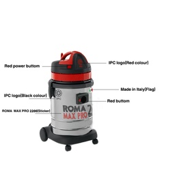 [110112] مكنسة داكوتا ايطالي 1600 وات 27 لتر IPC PORTOTECNICA/ROMA 2200 MAX PRO