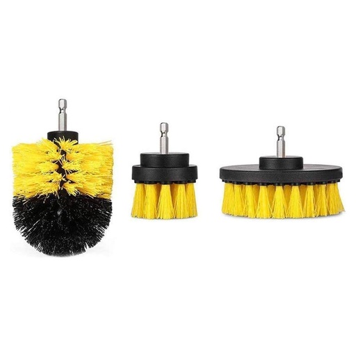[130447] طقم فرش 3 قطع خاصة درل بالبطارية BR/Brush for BD