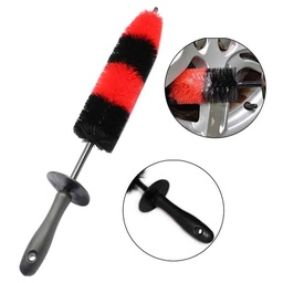 [130440] فرشة برازرز اسود*احمر مقاس صغير لتنظيف الموتور و العجل BR/HUB BRUSH S