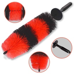 [130466] فرشة برازرز اسود*احمر مقاس كبير لتنظيف الموتور و العجل BR/HUB BRUSH XL