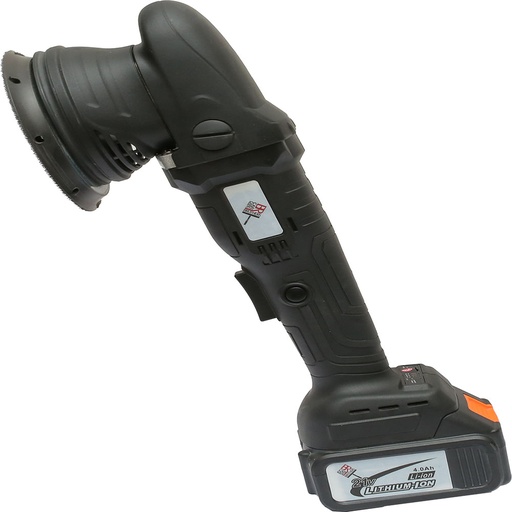 [130339] صاروخ تلميع بالبطارية برازرز (دول اكشن) 5 بوصة مع 3 بطاريات 21 فولت BR-BIG BATTERY POLISHER