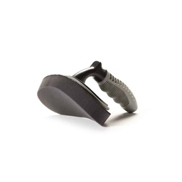 [130345] يد بلاستيك برازرز لون رمادي لتلميع الكاوتش + 2 سفنجة سوداء BR/TYRE WAX BRUSH