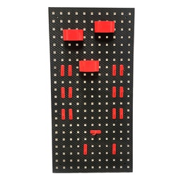 [130455] لوحة - بورد برازرز سوداء لتعليق مستلزمات كار كير + اطقم تعليق BR/BEAUTY TOOL PENDANT