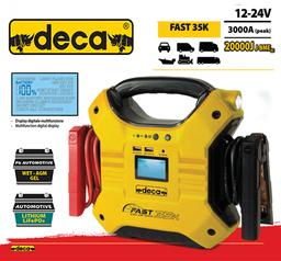 [14011212] DECA FAST 35K Jump Starter & Power Bank With Lithium Battery - 35000mAh