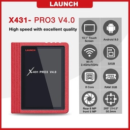 [1402111] LAUNCH X-431 PRO3 Multi-System Diagnostic & Service Tool - 3 Years Free Update