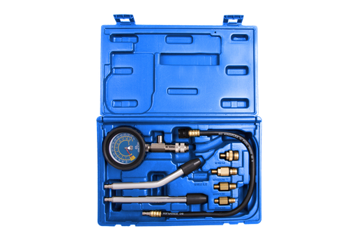 [CSDTXX00018] طقم عداد (ساعة) قياس كبس موتور بنزين ماركة كينج توني موديل 9DP1301 - تايواني احترافي 8 قطع