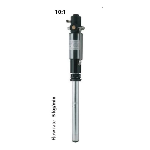 [30112] FLEXBIMEC 4045 Pneumatic Grease Pump 80Bar 5000 G/Min - 180-200 KG Drums