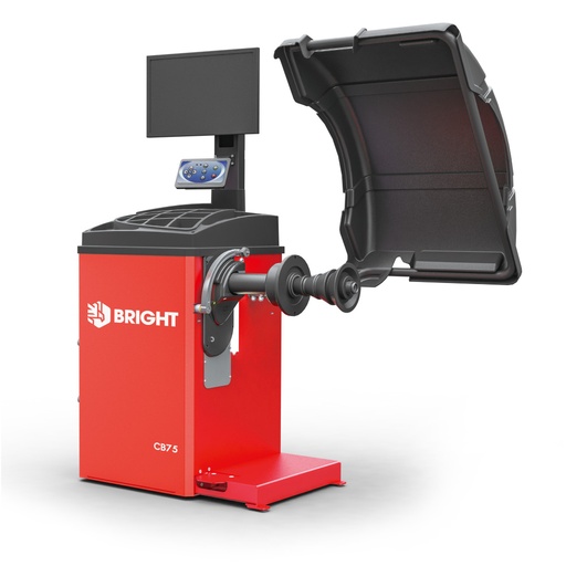 [TSWBXX00009] BRIGHT Automatic Wheel Balancer With LCD CB75 Italian Software