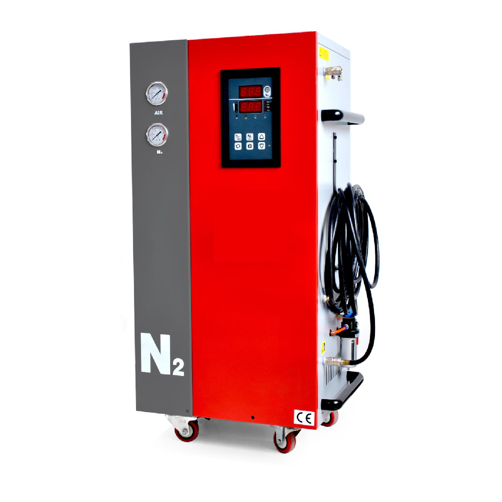 BRIGHT Automatic Nitrogen Tire Inflator 60L HWN 60 RED Garage Equipment Center GEC Egypt