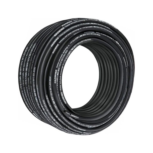 [80491] GEC Italian Black Rubber Air Hose 15-8 mm (By Meter)