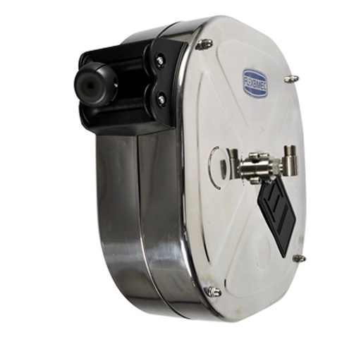 [OGHRXX00013] FLEXBIMEC 9549 Automatic Stainless Steel Hose Reels Enclosed 25 Meters - 3/8 Inch